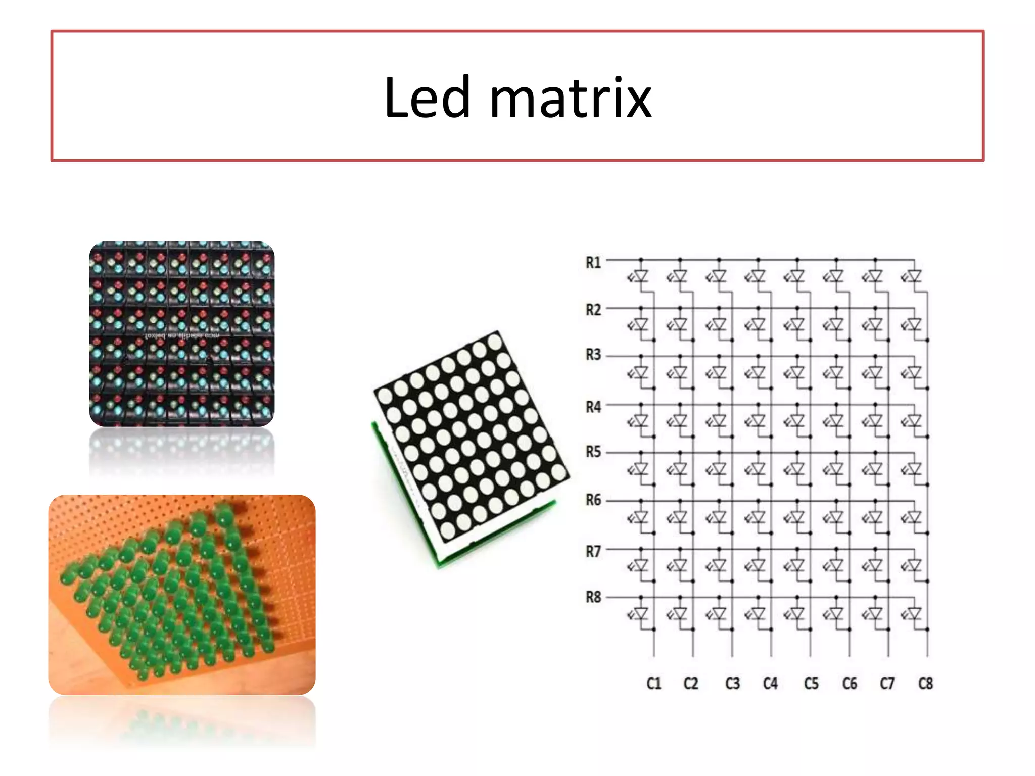 Led matrix
 