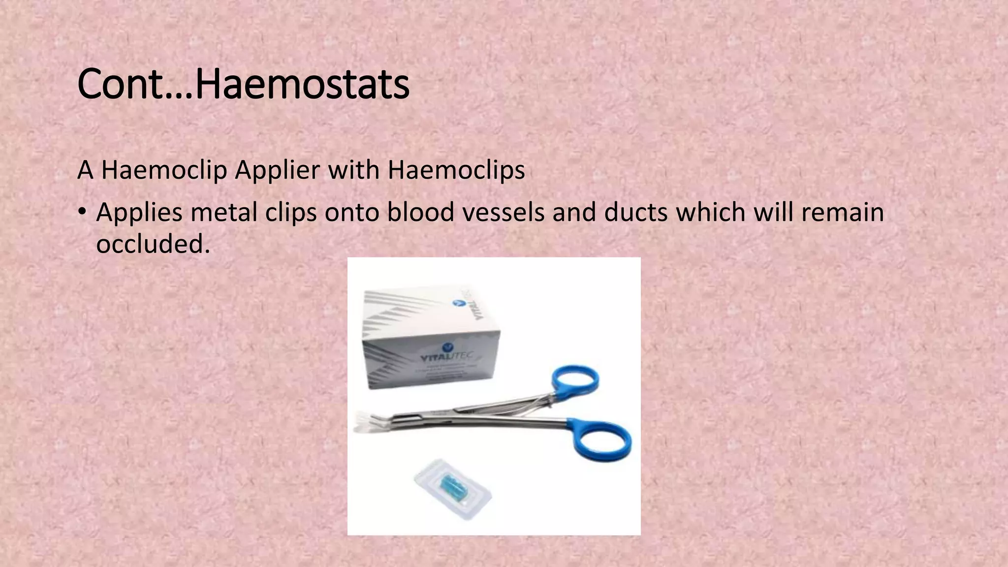 Clamping and occluding instrument | PPTX