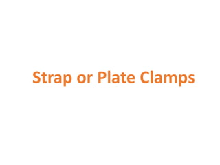 Strap or Plate Clamps
 