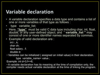 C Language presentation | PPT
