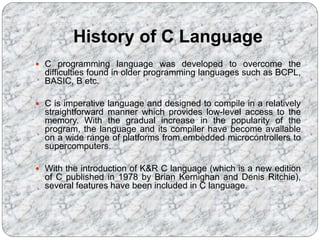 C language | PPT