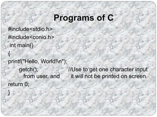 C language | PPT