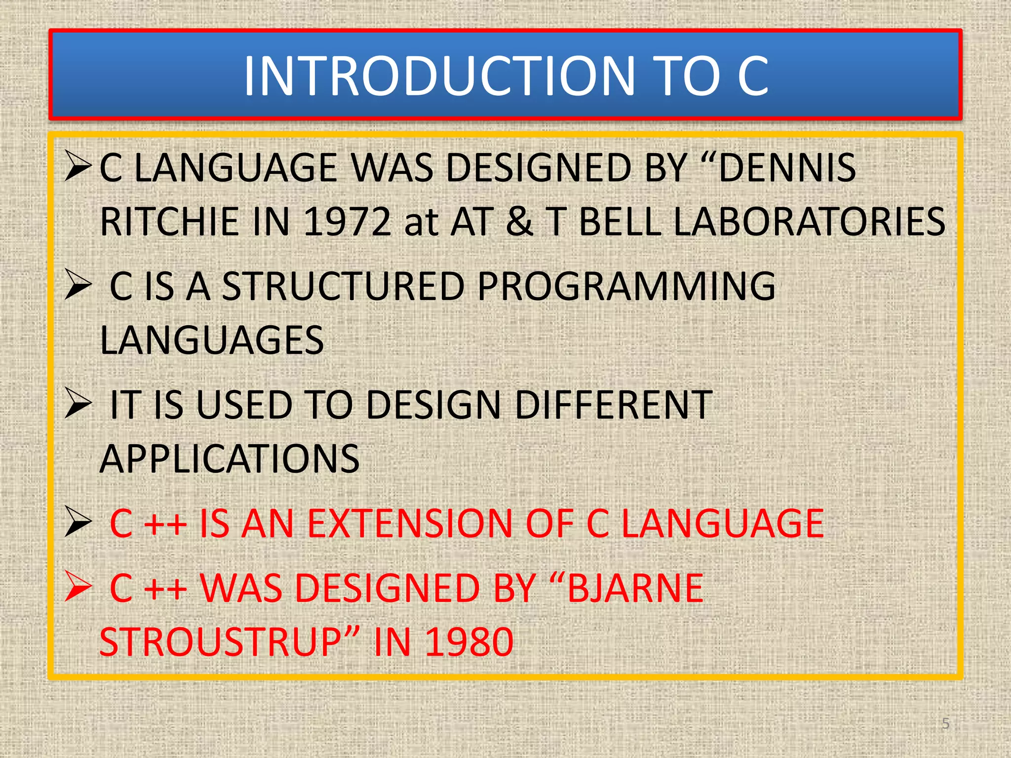 C language | PPT