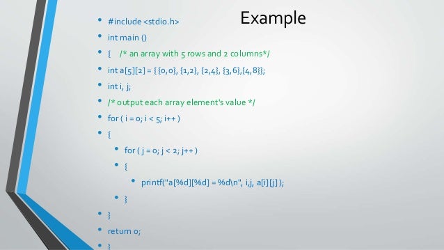 C language