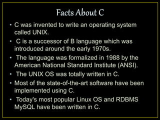 C language | PPTX