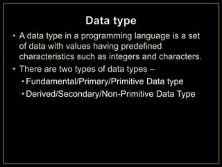 C language | PPT