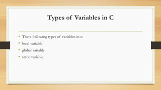 C language | PPT