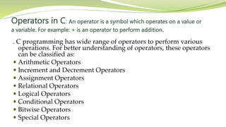 Basic Of C language | PPT
