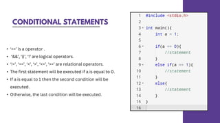 C Language Basics - Programming Fundamentals | PPT