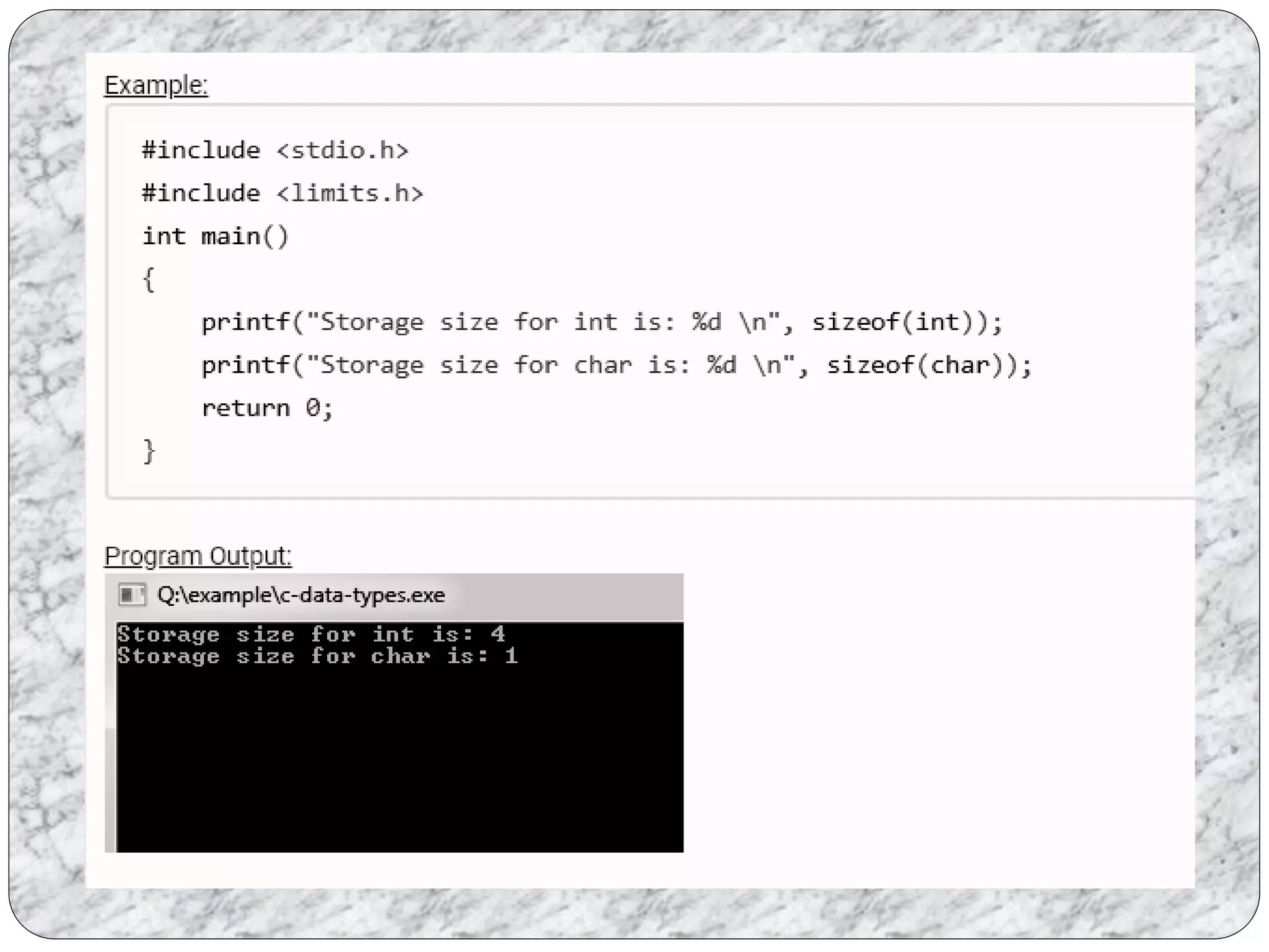 C language data types | PPTX