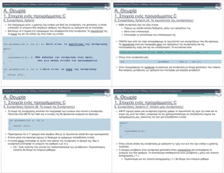 A. !
1. C
6. # 4
+(! " #
# , $ & # # , ginomeno,
# % ) & $ ! + # &$ ! $( .
%$ # 3 # ($ # : ' ! # ,
+ % main ! % .
.....
int ginomeno(int x, int y); <-
main()
{
....
c=ginomeno(a,b); <- main,
....
}
int ginomeno(int x, int y) <-
{
return (x*y);
}
A. !
1. C
6. # 4 ( . ' ! # # )
+)! " #
1 # $ * $
! & & & $ , $ ! ! !
1 $ # %
, $( $% # # %
5' main ( # ! # ! # ! # # .
' ! # ( ! ! #
( ( # # % ). ' # :
2 ! # :
# ( # # # ginomeno: #
& $ -% $ ! $( $ -%
_ _ _ ! ! ( 1, 2,...);
int ginomeno (int x, int y);
A. !
1. C
6. # 4 ( . ' + # )
+*! " #
' + # % ( ! %+ # % # .
,' main %$ -
1 -+ & ! # ( %% & $ ! )
" $ $ # & ! . # & % .
0 % return $( # # % # . 6
# $( # x y.
(' * % # % %% % ! -% + . #
% $ & )
int ginomeno(int x, int y)
{
return (x*y);
}
A. !
1. C
6. # 4 ( . 1% # )
,! " #
7/8 $ # # ($ . ! # main
+ main), # & #
, %+ & % .
2 # % # $ ! a,b # $
! .
/ $% - # ginomeno # # % ) $(
! & + . ' $% -% c $ ! # %
+ ( = ).
% + ( = ) & .
main()
{
....
c=ginomeno(a,b);
....
}
 