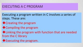 C language part 1 | PPT
