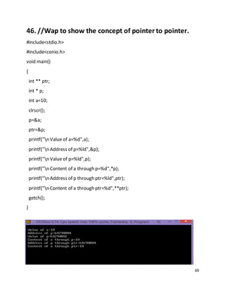 Practical File of C Language | DOCX