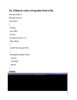 Practical File of C Language | DOCX