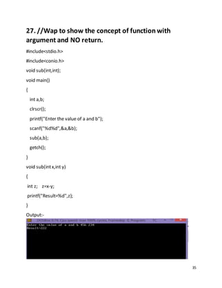 Practical File of C Language | PDF