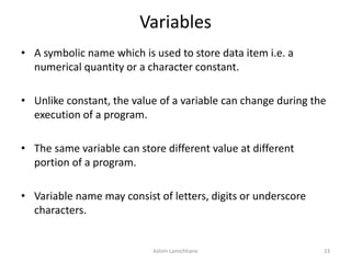 C/C++ language Presentation | PPT