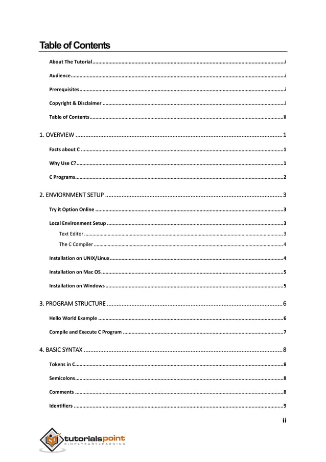 C language programming (description in simple words) | PDF