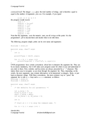 C language tutorial | PDF