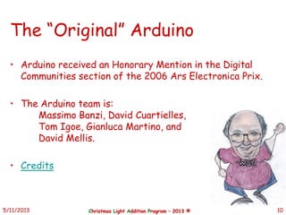 Clap 2013 arduino | PPT