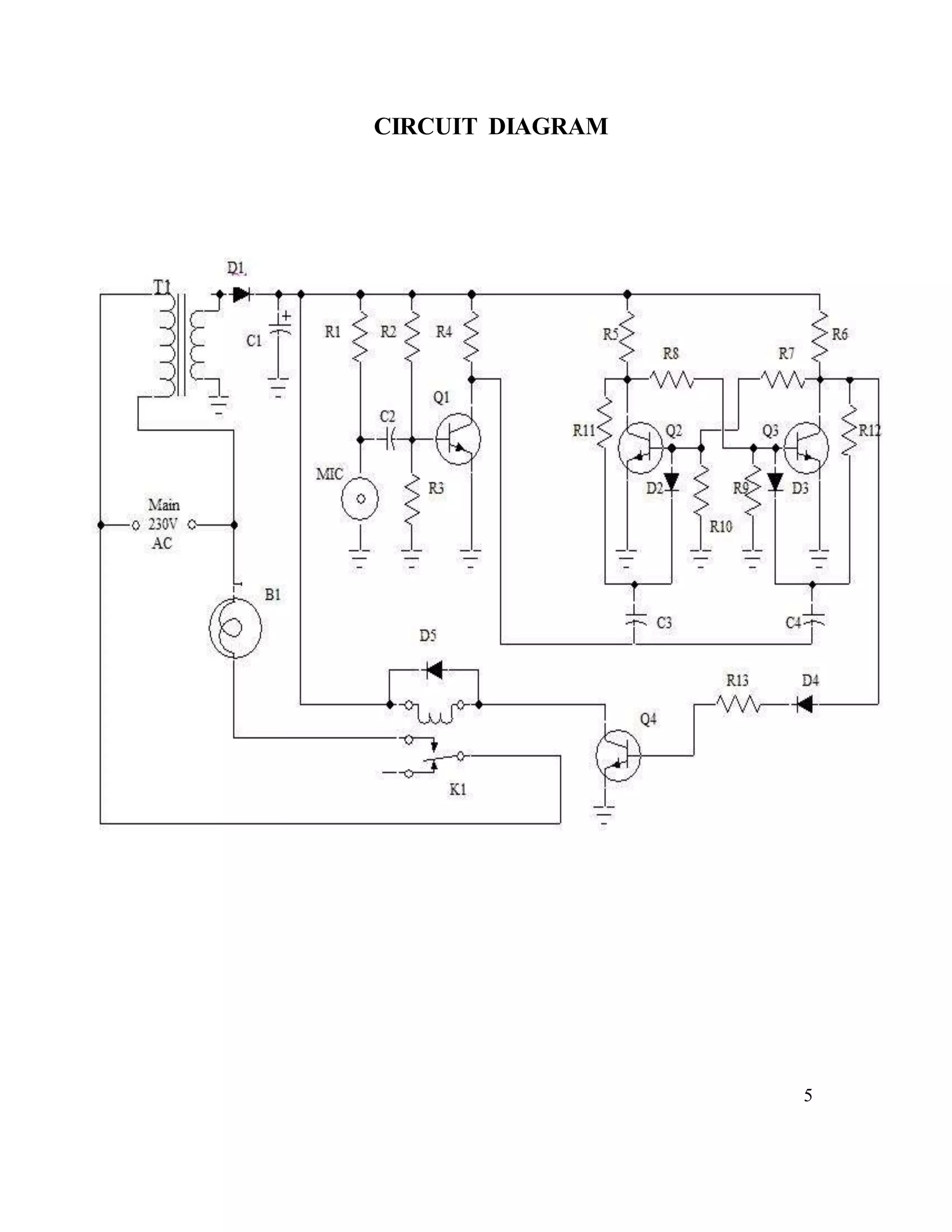 CIRCUIT DIAGRAM
5
 