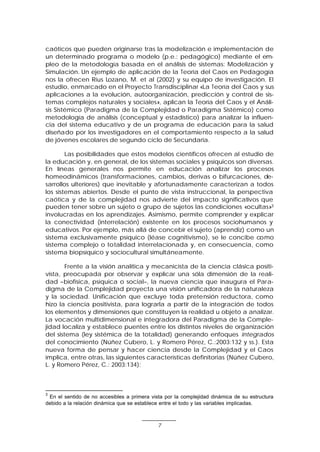 Clara romero pérez paradigma de la complejidad & modelos científicos | PDF