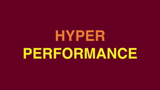 HYPER
PERFORMANCE
 