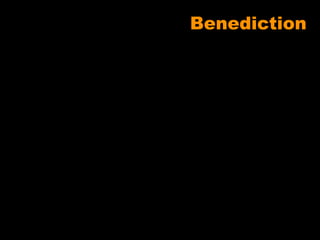 Benediction
 