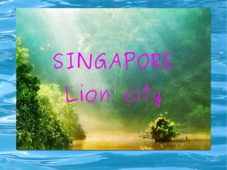 WETUWE
SINGAPORE
Lion city
 