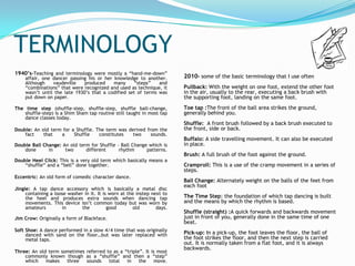 Tap Example Example Tap Dance Controlled Assessment | PPTX