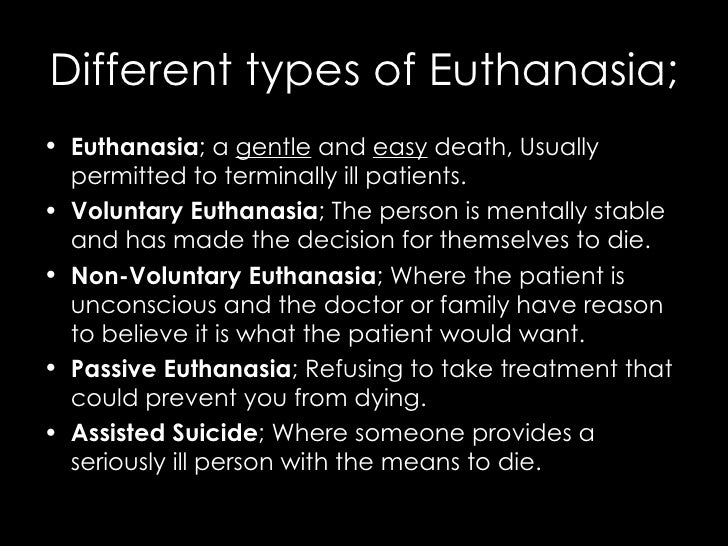 Christians and Euthanasia