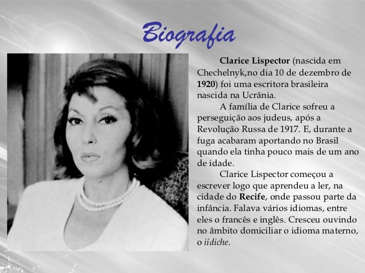 Clarice lispector