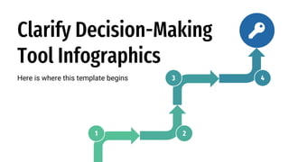 Clarify Decision-Making
Tool Infographics
Here is where this template begins
1 2
3 4
 