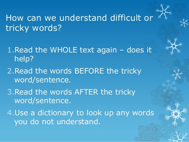Clarifying clarifying