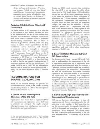 Clarifying the ambiguos role of the CIO | PDF