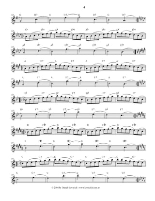 Clarinete   estudos - escalas