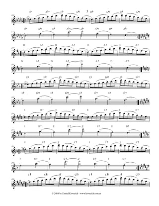 Clarinete   estudos - escalas