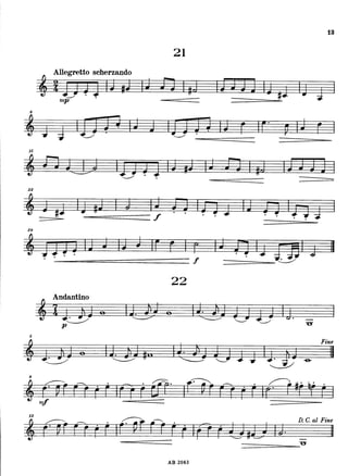 Clarinete   método - allen - estudos progressivos - parte 1 de 2