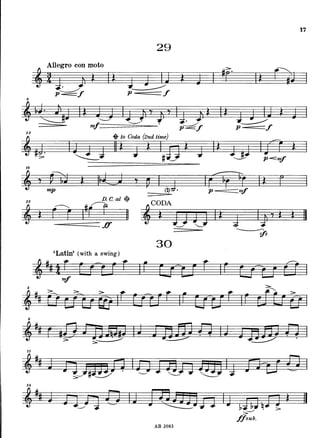 Clarinete   método - allen - estudos progressivos - parte 1 de 2