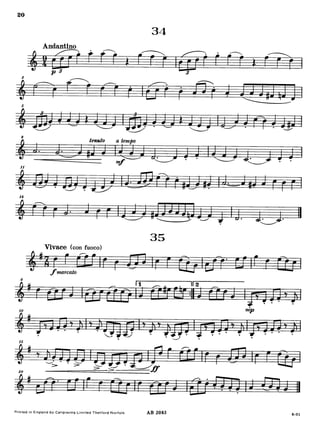 Clarinete   método - allen - estudos progressivos - parte 1 de 2