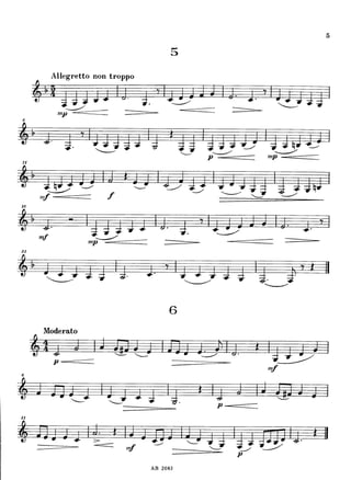 Clarinete   método - allen - estudos progressivos - parte 1 de 2