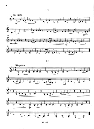 Clarinete   método - allen - estudos progressivos - parte 1 de 2