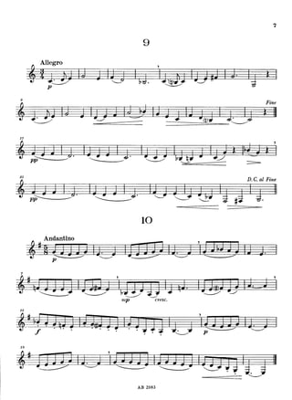 Clarinete   método - allen - estudos progressivos - parte 1 de 2