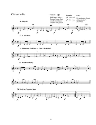 Clarinete   método - bandfolio - básico