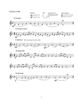 Clarinete   método - bandfolio - básico