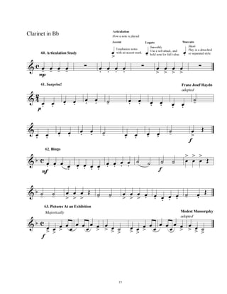 Clarinete   método - bandfolio - básico