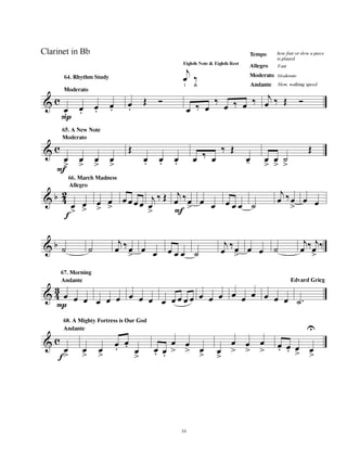 Clarinete   método - bandfolio - básico