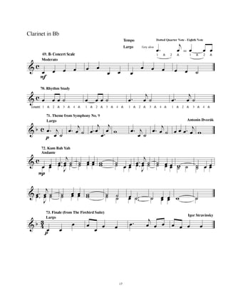 Clarinete   método - bandfolio - básico