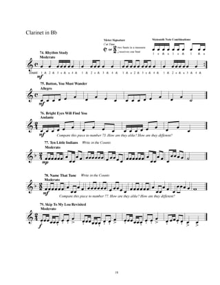 Clarinete   método - bandfolio - básico