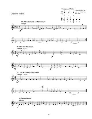 Clarinete   método - bandfolio - básico