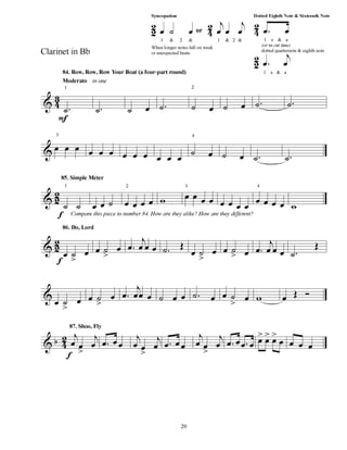 Clarinete   método - bandfolio - básico